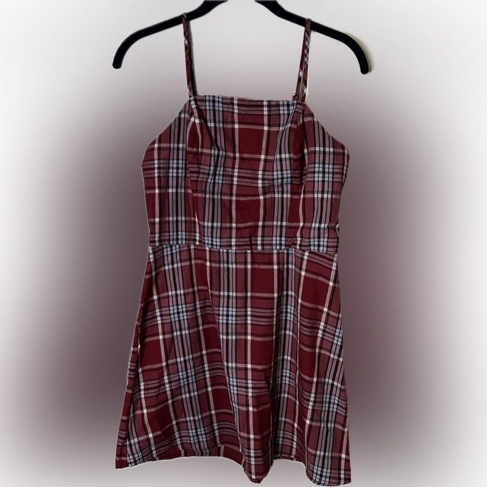 Summer plaid dress